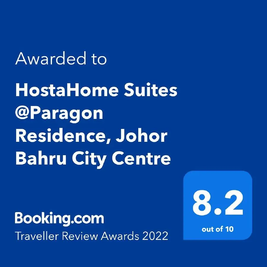 Experience The Coast - Hostahome Suites At Paragon Residence Near Downtown Johor Bahru